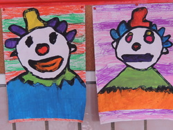 Les clowns en arts visuels