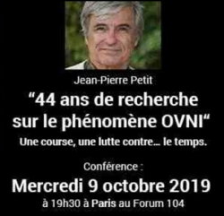 "44 ans de recherche sur le phénomène OVNI" avec Jean-Pierre Petit