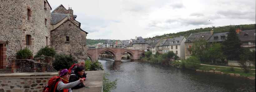 On part d'Espalion, ils arrivent du Puy en Velay