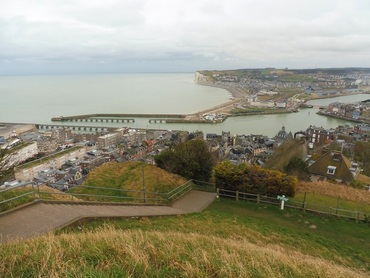 Le Tréport - Vue panoramique du belvédère de la gare supérieure du finiculaire