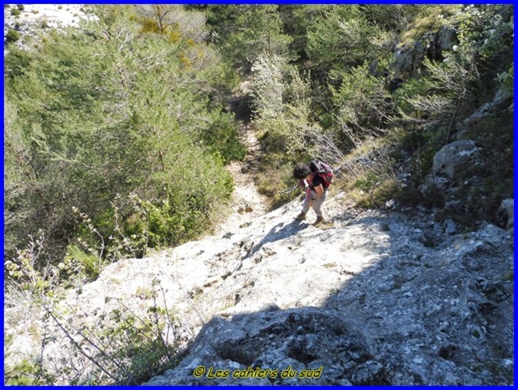 Gorges du Verdon, le sentier de la chaîne