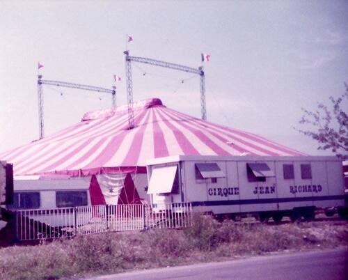 le cirque Jean Richard à La Baule en 1982 ( archives Stéphane Sauval)