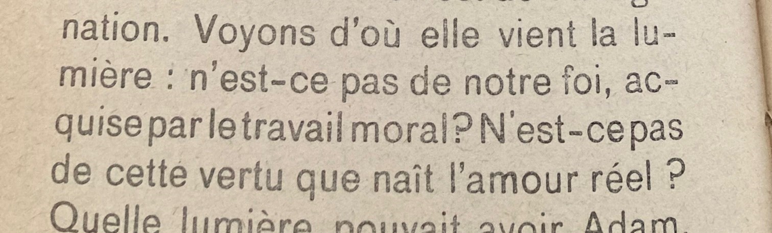 Développement, Arbre de la science de la vue du mal, le bien, interprété l'opposé de la réalité (p.268)