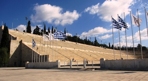 Le stade Panathénaïque à Athènes
