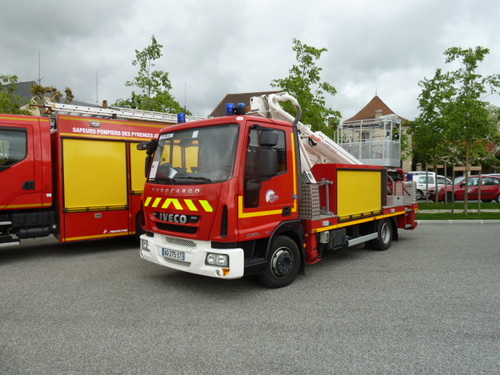 Les camions de pompiers