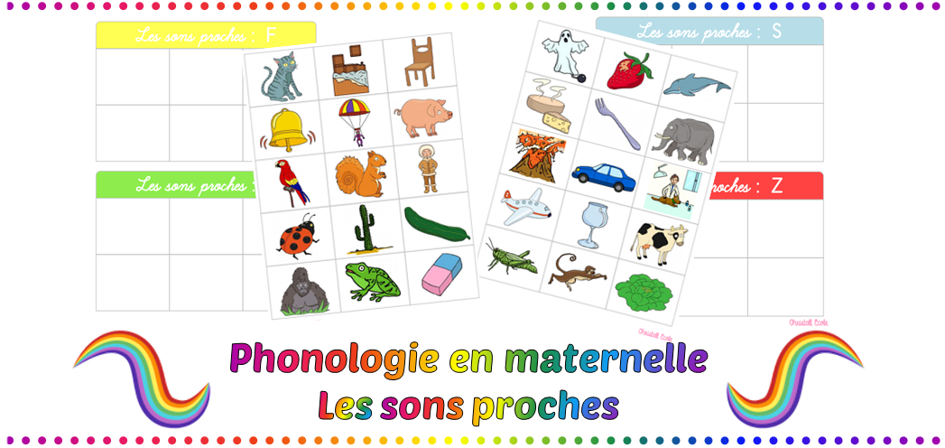 Le loto des sons proches - Christall'Ecole