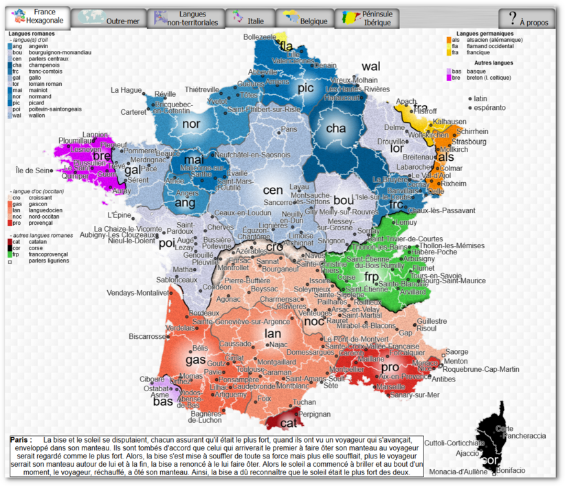 Atlas sonore des langues régionales de France