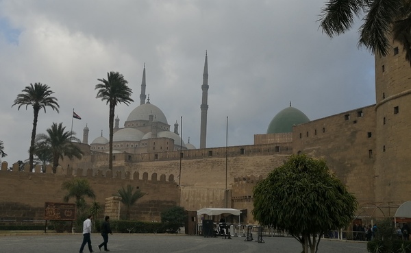 La citadelle de Saladin et la mosquée blanche 