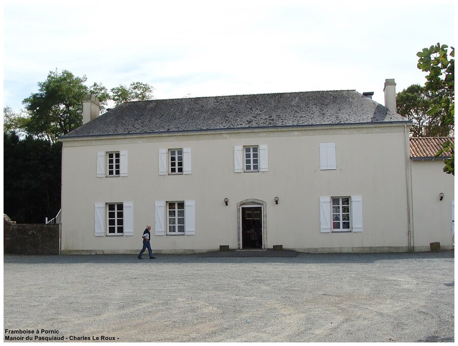 Charles Le Roux peintre Le manoir du Pasquiaud