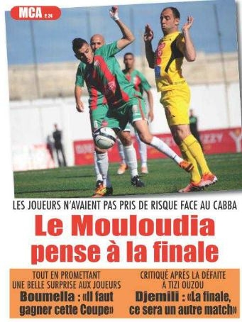 Vendredi 25.04.2014 à Bologhine (match avancé) MCA-CA Bordj Bou Arrèridj 1-0
