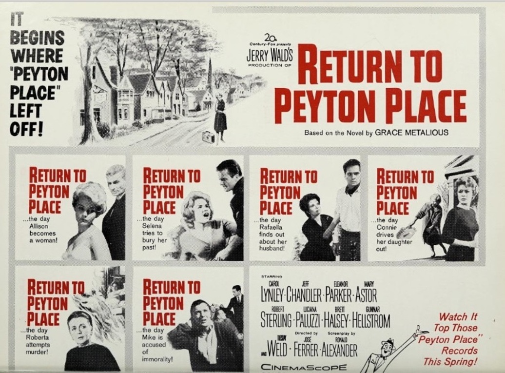 RETURN TO PEYTON PLACE (LES LAURIERS SONT COUPES)BOX OFFICE USA 1961