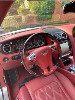 L’intérieur d’une Bentley Continental