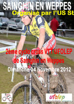 Présentation du 2ème cyclo cross VTT de Sainghin en Weppes 