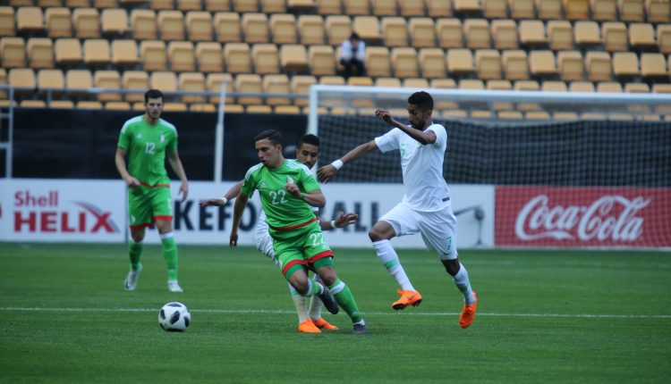 Mercredi 9.5.2018 à Cadix Arabie Saoudite-EN A' 2-0 avec bennacer seul Pro (Empoli Italie)