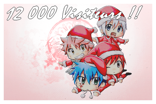 ♥ 12 000 ♥ Visiteurs ♥ Merci ♥