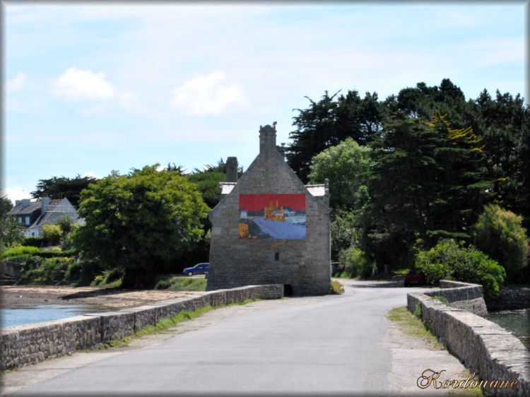 Photo du moulin à marée de Pen-Castel dans le Morbihan