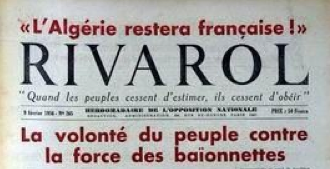 “Rivarol”, 9 février 1956