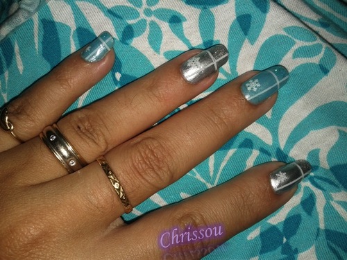 nail art givré