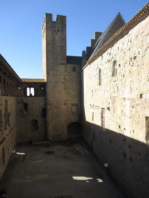 La tour de guet du château de la Cité de Carcassonne