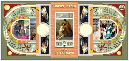 Tapis du Corpus Christi  2016 à La Orotava 