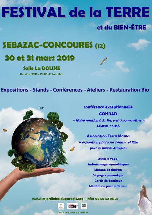 30 31 Mars 2019 Festival de la Terre et du Bien Etre SEBAZAC CONCOURES (12) 