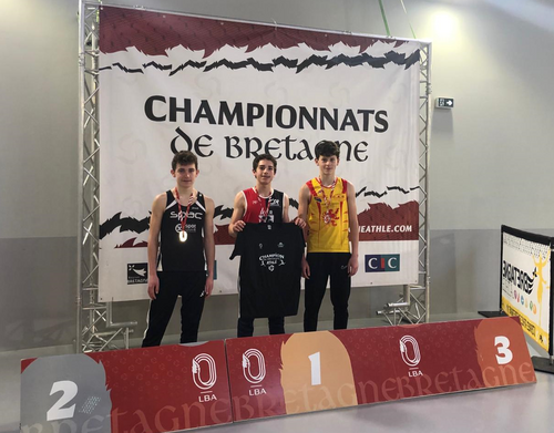 CHAMPIONNAT DE BRETAGNE MINIMES : 2 TITRES POUR ANTOINE