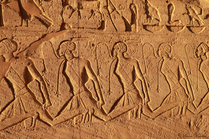 Le grand temple d'Abou Simbel à la gloire de Ramsès II, Egypte