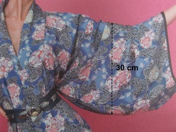 Tuto : Un kimono fleuri et sa ceinture Obi