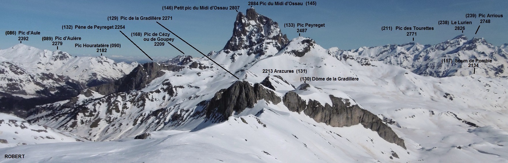 Plus Haut Sommet Des Pyrenees Atlantiques Sommets de 2000 mètres et plus dans les Pyrénées-Atlantiques - Robert et  les Pyrénées