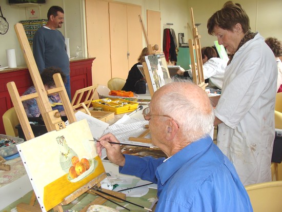 Le peintre entre en action… - Châtillonnais
