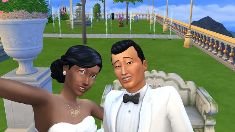 Sims 4 le mariage  de Natalia et Humphrey