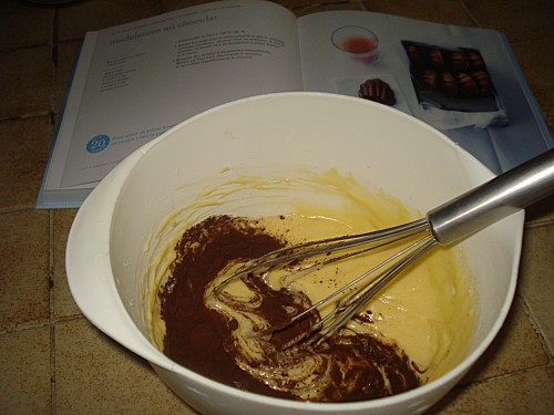 Minis madeleines au Chocolat 3