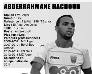 Hachoud nominé pour le meilleur joueur de la saison