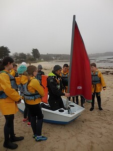 Première et seule séance de Voile