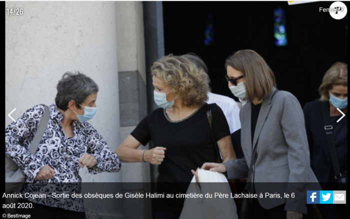 "Elle a gardé toute sa vie ce courage incroyable chevillé au corps" : les obsèques de Gisèle Halimi ont été célébrées à Paris