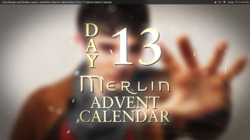 Day 13 : Vidéo " Should the show be called "Arthur" "