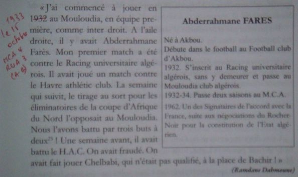 dahmoune ramdane confirme fraude contre rua