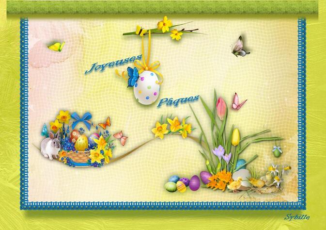 Joyeuses Pâques à tous mes visiteurs 
