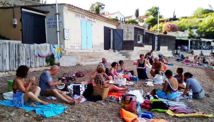 2018-07-06 Rencontre servas paca à La plage à La Ciotat