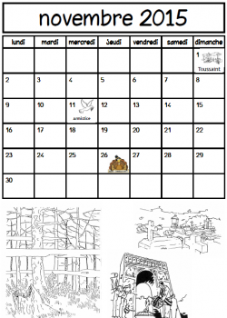 Calendrier élève 2014/2015