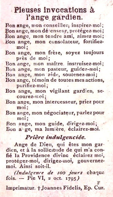 PriÃÂ¨re ÃÂ  l&#39;ange gardien - Croix d&#39;enfants