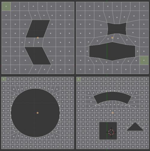 Les ouvertures en Edit Mode