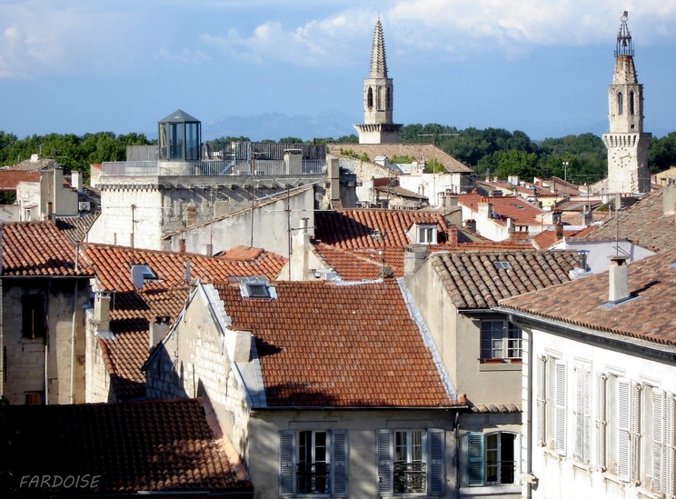 Toits et clochers à Avignon 