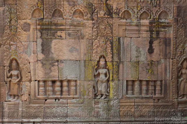 Banteay Prei Nokor : Les magnifiques bas-reliefs Banteay Prei Nokor : Les magnifiques bas-reliefs