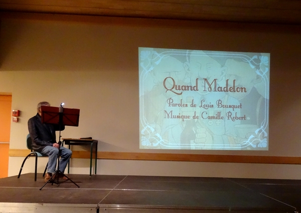 "Le chant du poilu", une très émouvante conférence musicale a été proposée par la Bibliothèque Municipale de Châtillon sur Seine