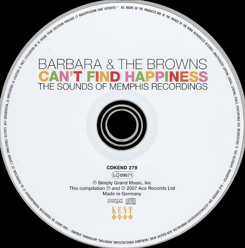 Barbara & The Browns " The Singles Collection & + " SB Records DP 98 [ FR ]