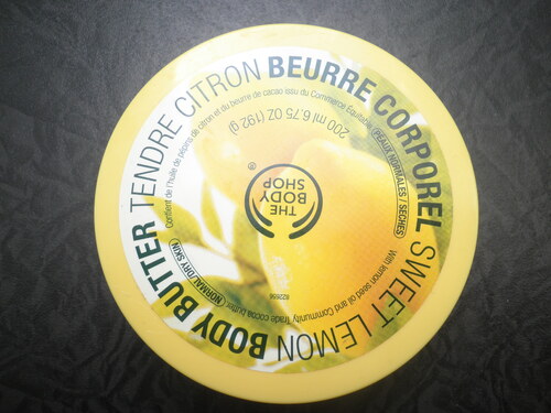 Beurre corporel tendre citron The body shop