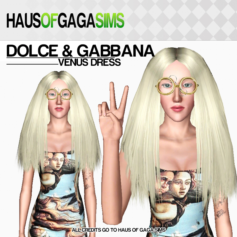 DOLCE & GABBANA VENUS DRESS