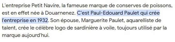 Dossier sur "La lutte des Penn Sardines en Bretagne " en 1924 + Le Petit Navire à Ploemel .