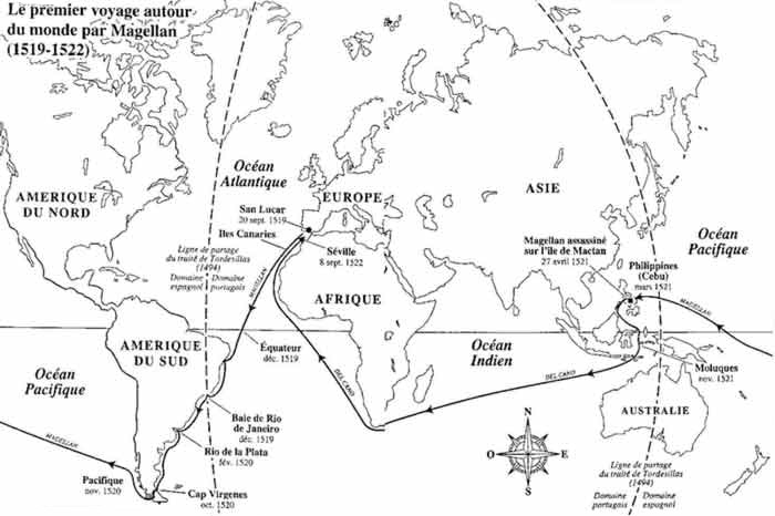Chapitre 37 - Le tour du monde de Magellan